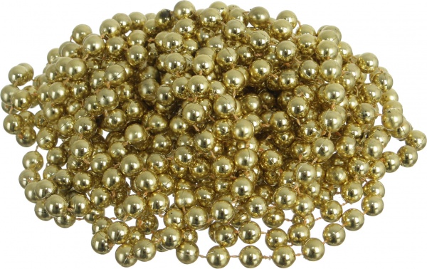 Бусы для елки 10 мм 8 м в ассортименте