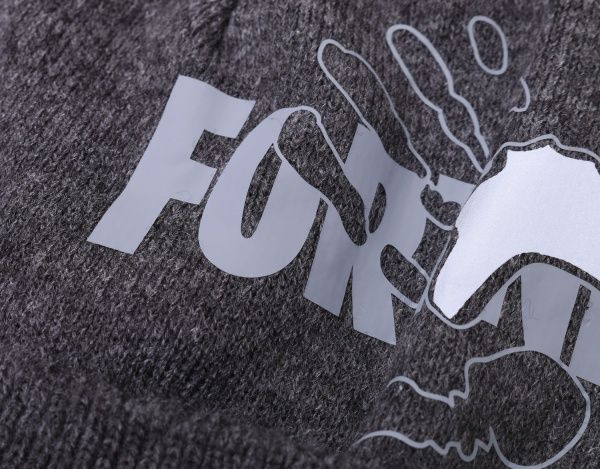 Шапочка дитяча для дівчинки Kraft+ 1003 р.52-54 темно-сірий меланж 