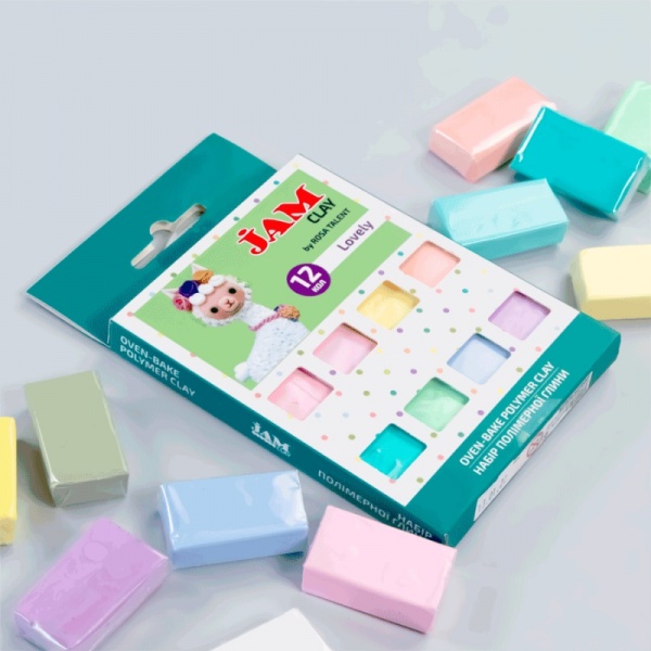 Набор пластики Jam Clay Lovely 12х20 г 