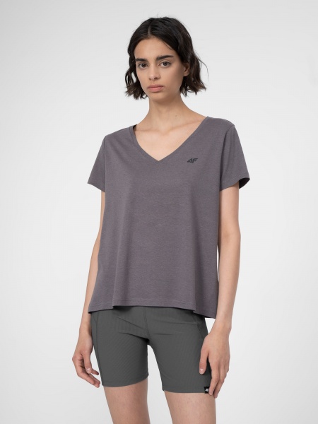 Футболка 4F 4FSS23TTSHF342-22S р.M сірий