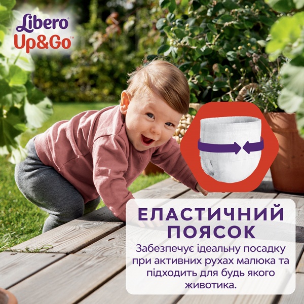 Подгузники-трусики Libero Up&Go 6 13-20 кг 108 шт.