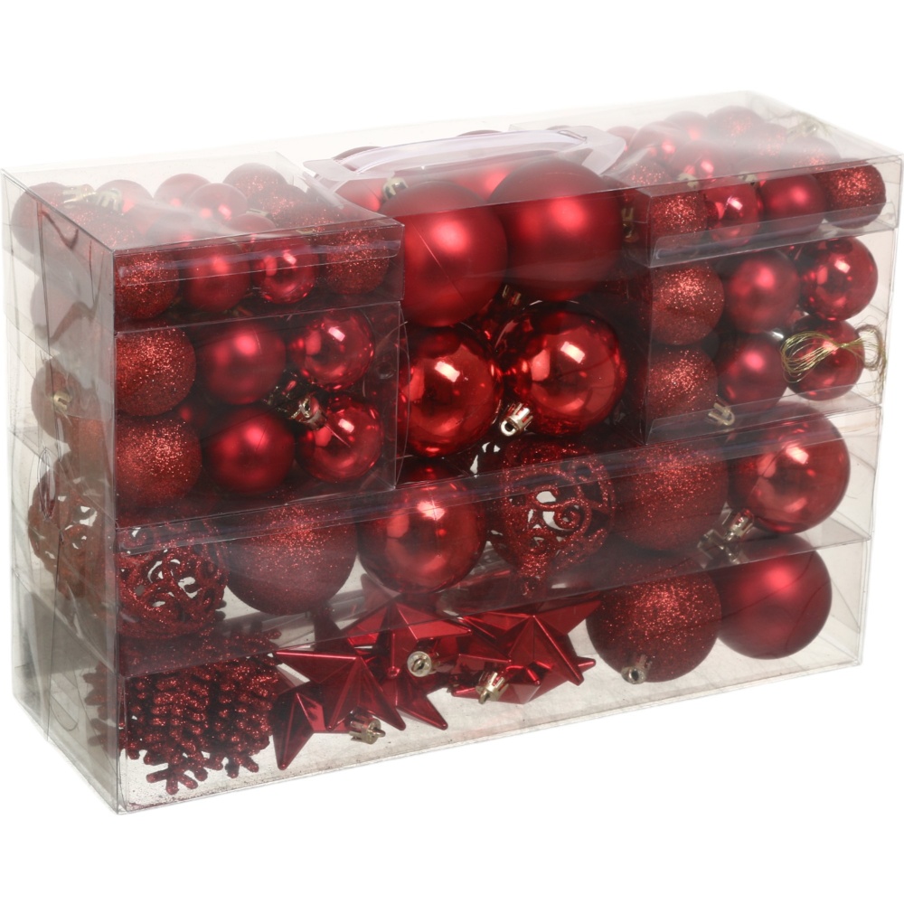 Набор елочных шаров с верхушкой 24IPC-52 100 шт./уп.