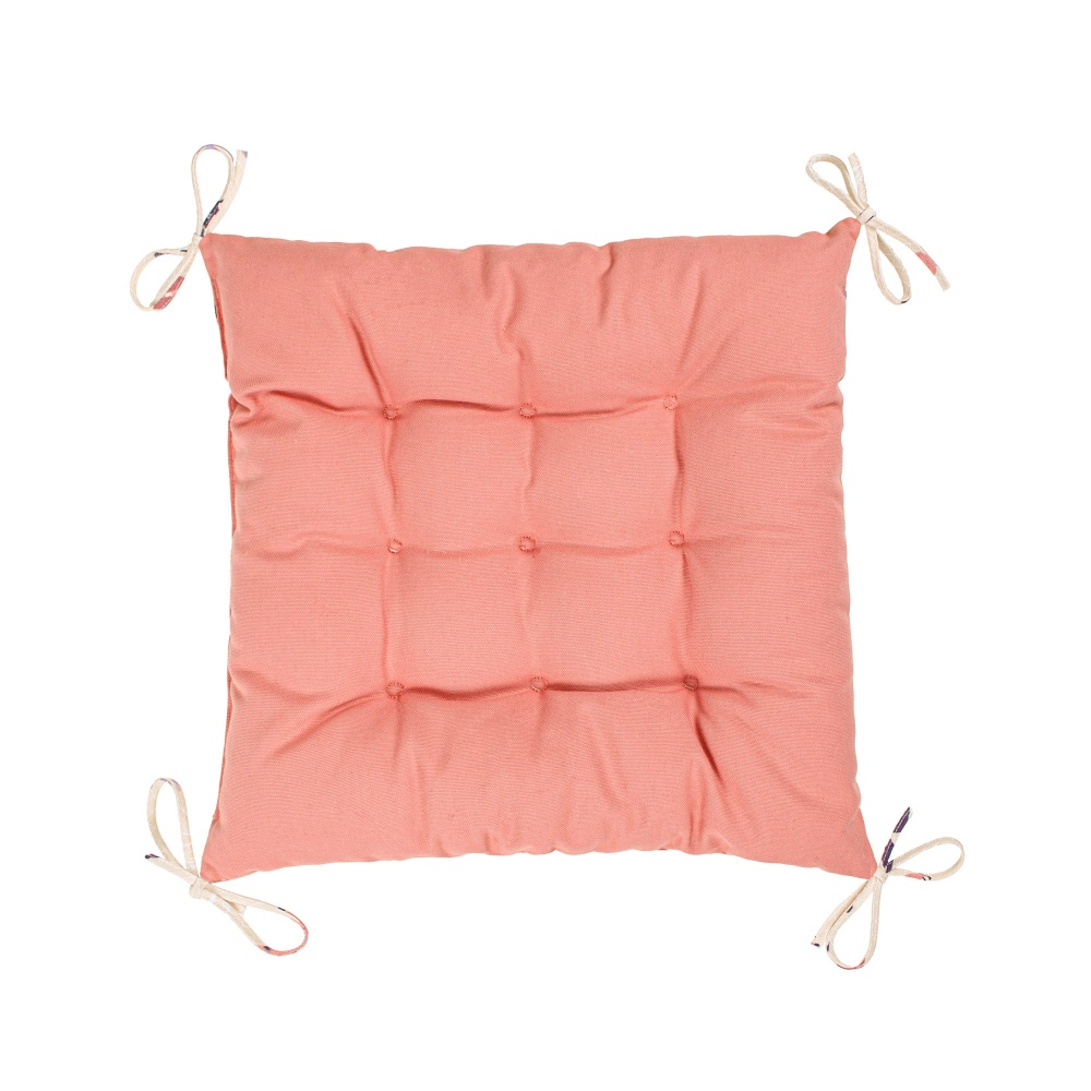 Подушка на стул Песики песочная 40x40 см Homeline