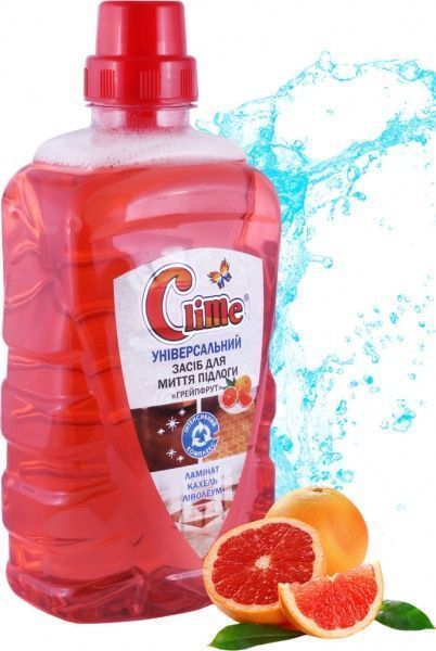 Засіб для прибирання підлоги Clime універсальний Грейпфрут 1 л