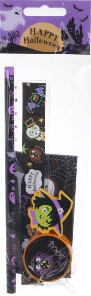 Набір канцелярський Хеллоуїн відьма 