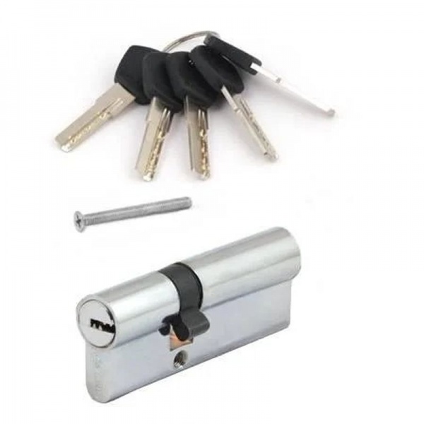 Цилиндр Avers DM 50x30 ключ-ключ 80 мм хром