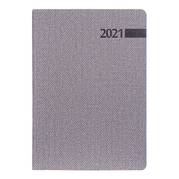 Щоденник А5 Boss 2021 сірий Leo Planner