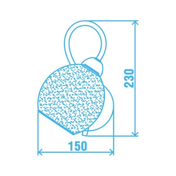 Бра Victoria Lighting 1x40 Вт E14 черный Fay/AP1 