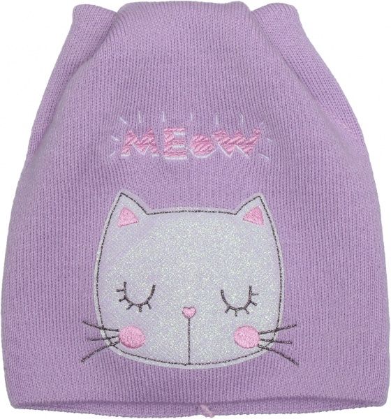 Шапочка дитяча для дівчинки Luna Kids р.50 бузковий 2093к 