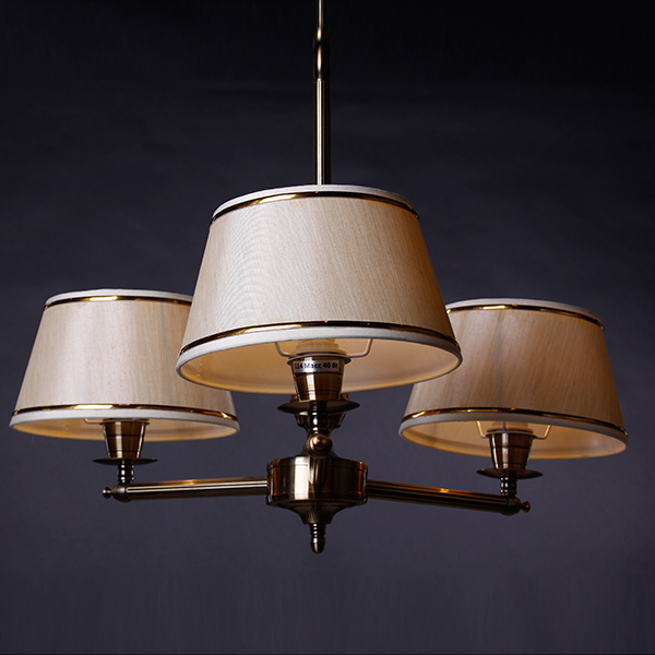 Люстра подвесная Геотон НСБ 01-3х60-903 Октавия-143 3xE14 бронзовый 