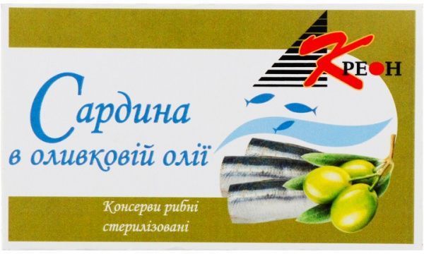 Сардины ТМ Креон в оливковом масле 125