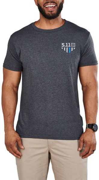 Футболка чоловіча 5.11 Tactical Peacemakers 41191YK-035 р. L темно-сірий