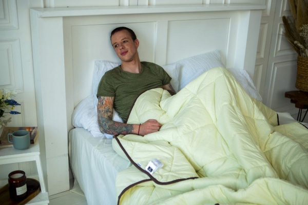 Ковдра бавовняна №1437 Carmela зима (2200001537385) 140x205 см MirSon