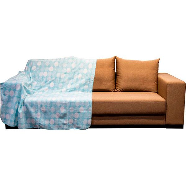 Плед Цитруси 150x180 см блакитний UP! (Underprice) 