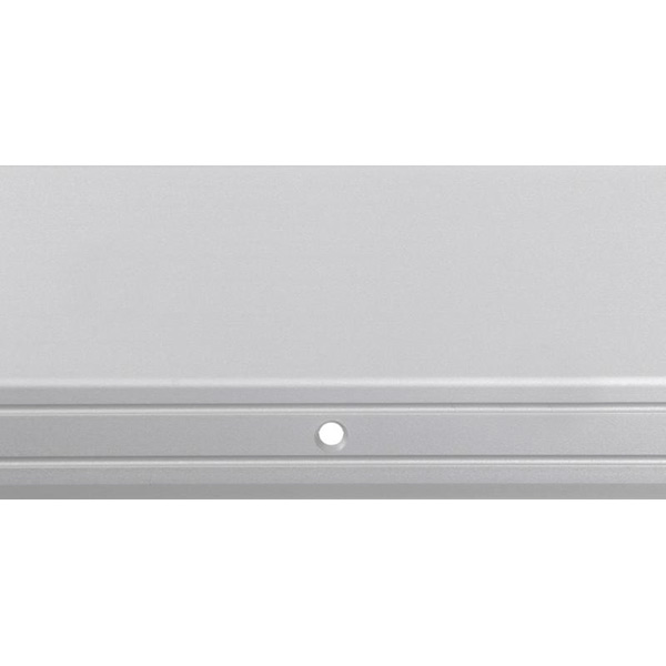 Профиль алюминиевый Braz Line рифленый с отверстиями 20x58,9x2700 мм серебро