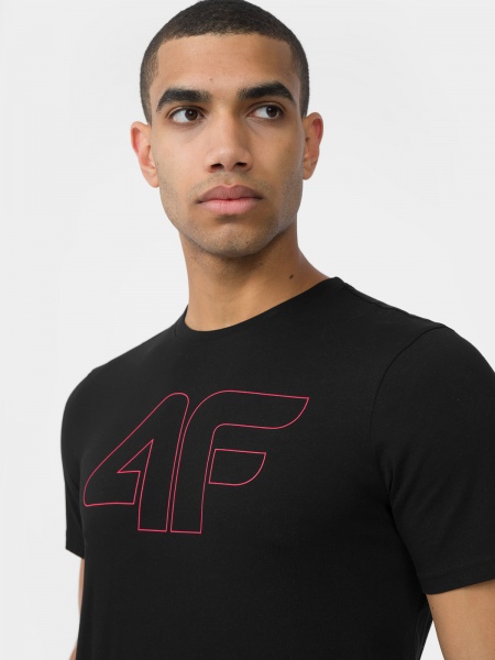 Футболка 4F TSHIRT M1048 4FSS23TTSHM1048-20S р.S чорний