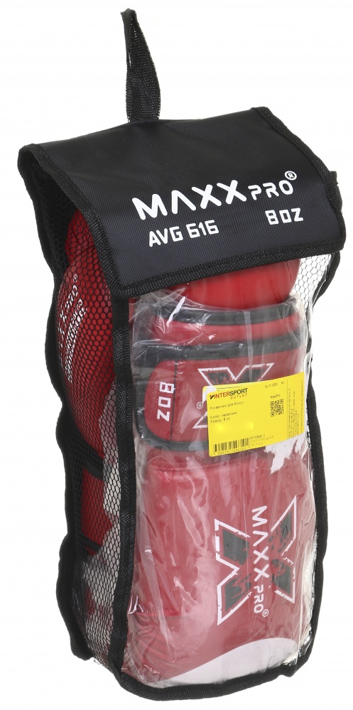 Боксерські рукавиці MaxxPro AVG-616 Red vynil-08 р. 8 8 ozoz Red vynil-08 червоний
