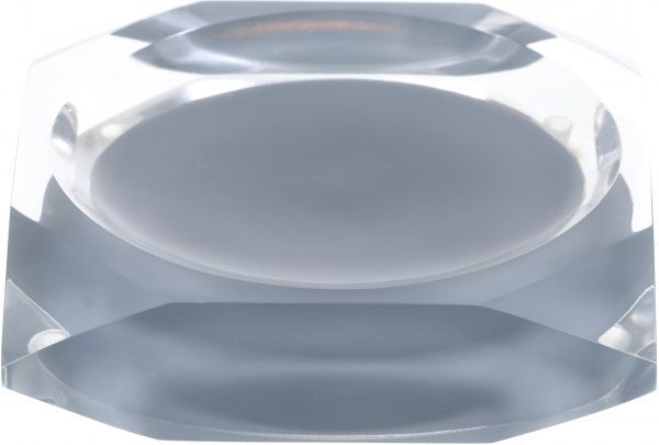 Мыльница Luna Diamond серая