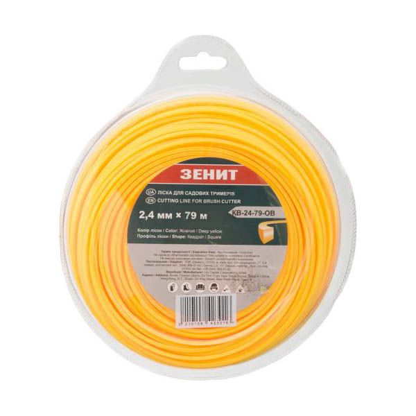 Леска для триммеров КВ-24-79-ОВ квадрат 2,4х79 м
