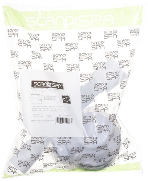 Сифон для поддона ScandiSPA для душевых кабин и низких поддонов h65/d115