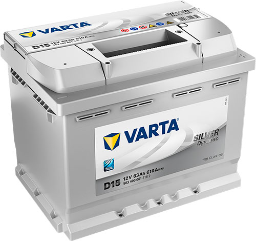 Аккумулятор автомобильный Varta SILVER DYNAMIC 63А 12 B 563400061 «+» справа