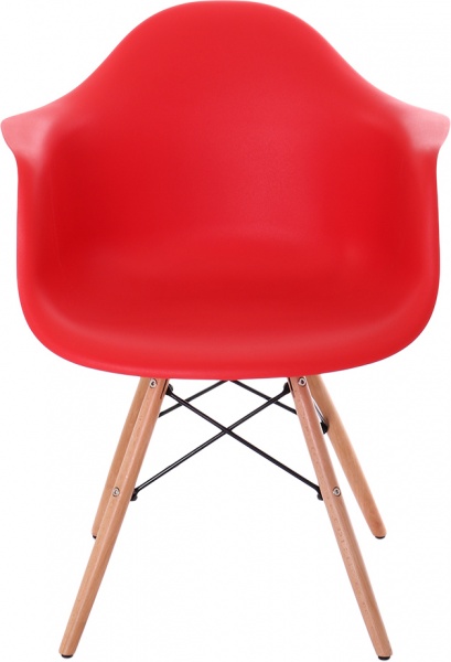 Стул обеденный Style red с подлокотниками бук/красный