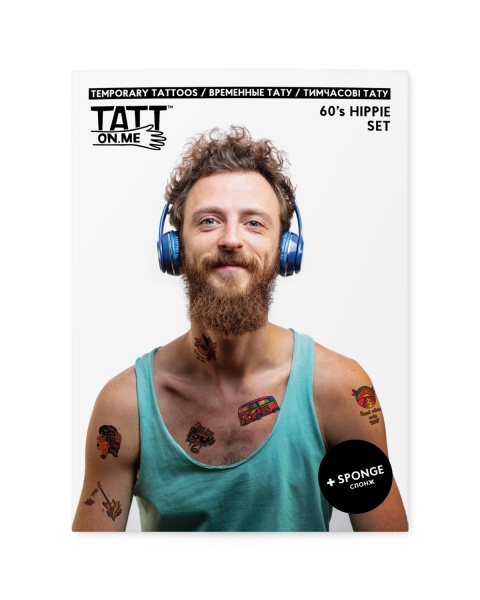 Тату тимчасове TATTon.me Hippie set