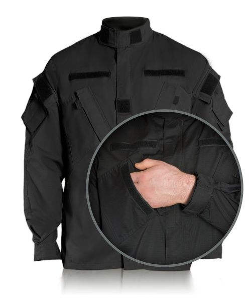 Костюм Торнадо «КОМБАТ» черный на молнии XL