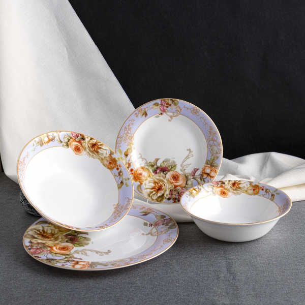 Тарелка обеденная Купаж Aura 230 мм Vittora