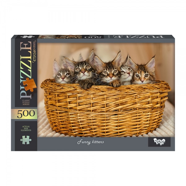 Пазлы Danko Toys Funny kittens №9 С500-14-09