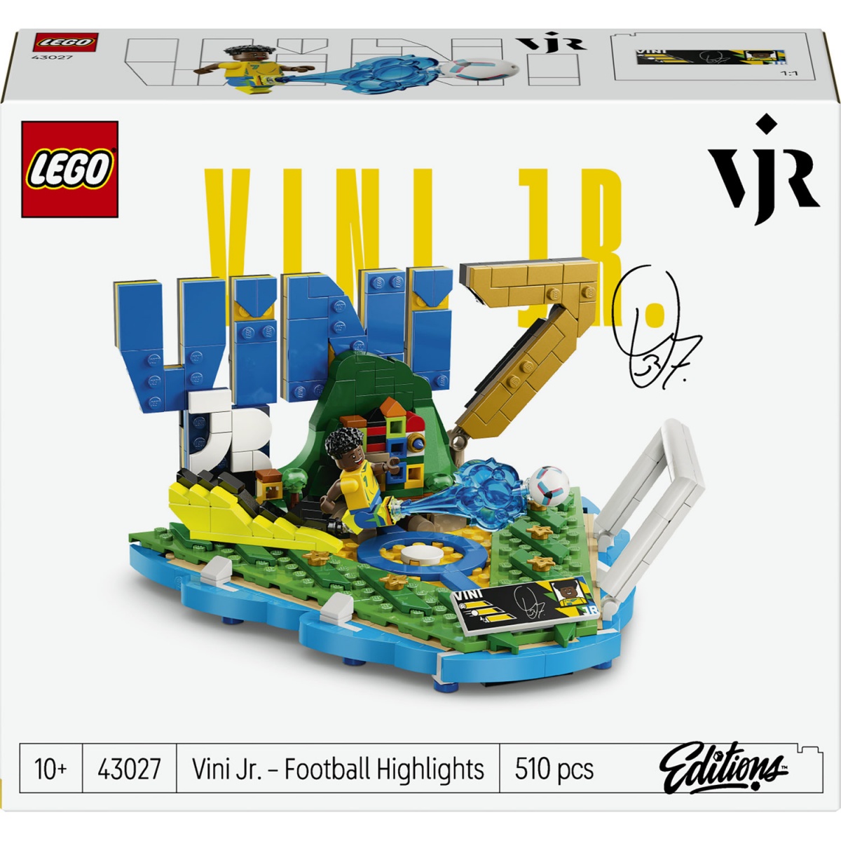 Конструктор LEGO Editions Football Винисиус Жуниор – лучшие моменты футбольных матчей 43027 — фото 1