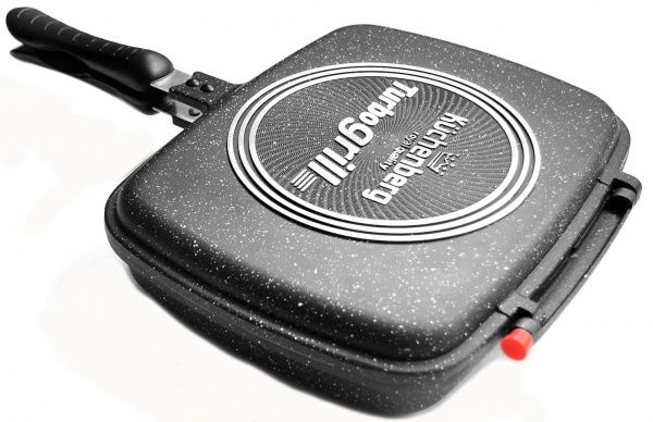 Сковорода-гриль двухсторонняя прямоугольная 30х24 см TurboGrill