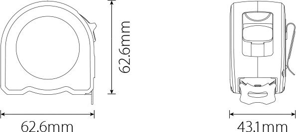 Рулетка Demass Aluminium ME 5025 5 м x 25 мм