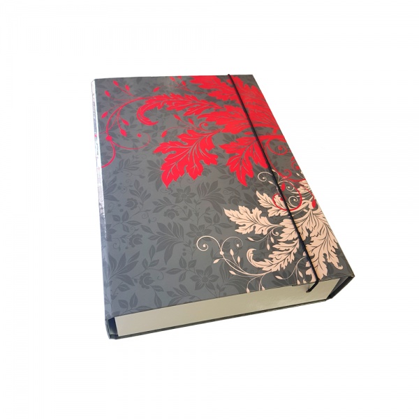 Папка-короб на резинці А4 60 мм крафт-покриття в асортименті iTEM