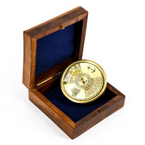 Календар металевий на 100 років у скриньці 2451А