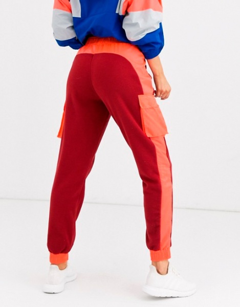 Брюки Tommy Hilfiger BLOCKED POLAR MIX PANT S10S100326607 р. XS красный