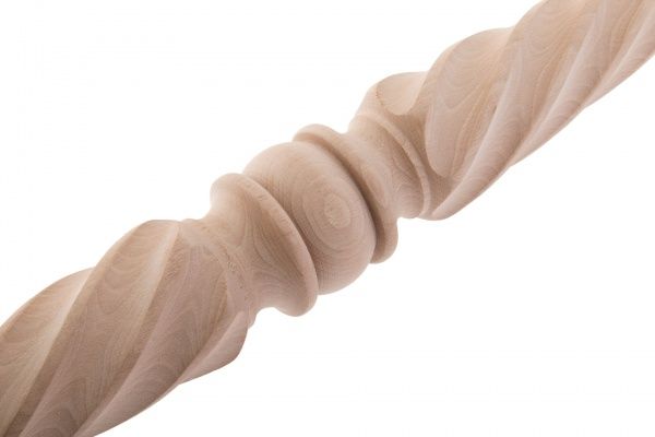 Столб буковый фрезерованный 75х75х1110 мм