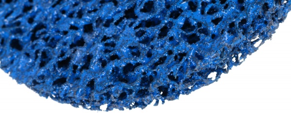 Круг нейлоновый Compass голубой (твердый) 125 мм 125x50