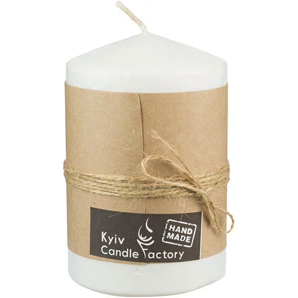 Свеча Candle Factory EcoLife желтая 120 мм