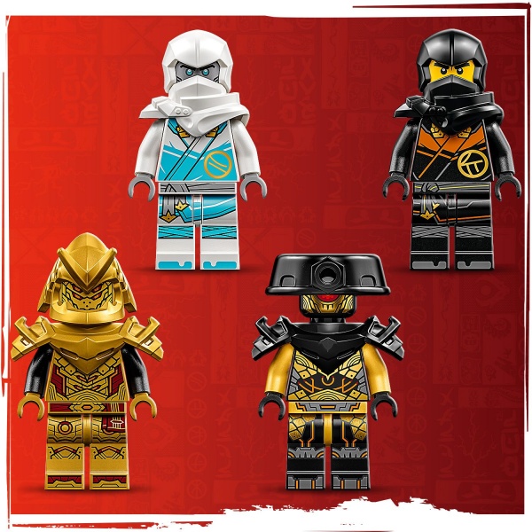 Конструктор LEGO NINJAGO Суперсила дракона Зейна автомобіль для перегонів спін-джитсу 71791