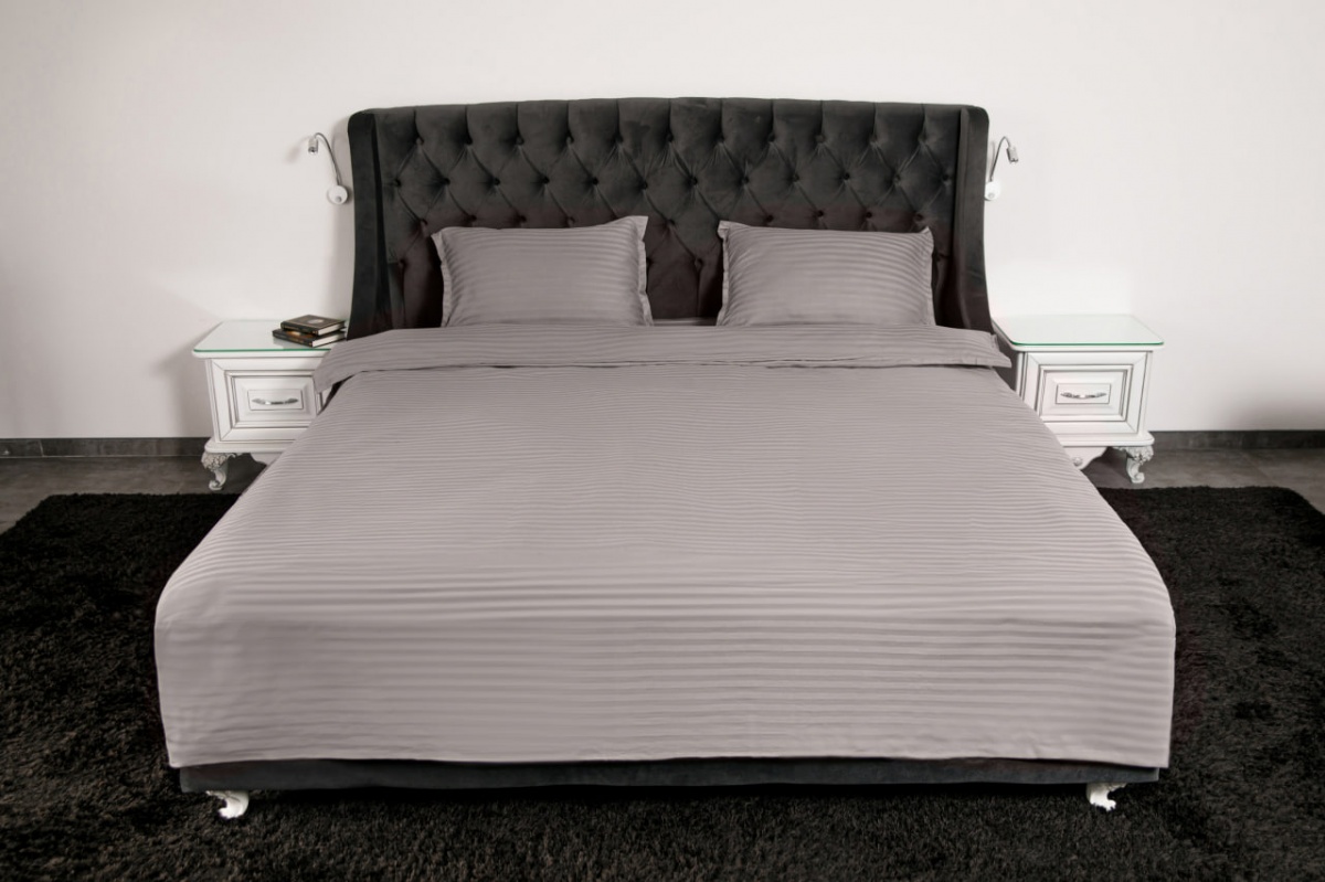 Комплект постельного белья двуспальный евро мокко IDEAL TEXTILE — фото 1