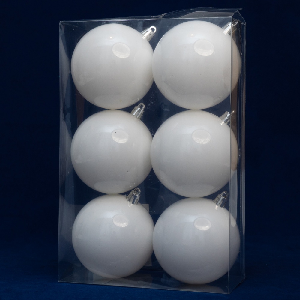 Набор елочных шаров 892258 d 80 мм 6 шт./уп.