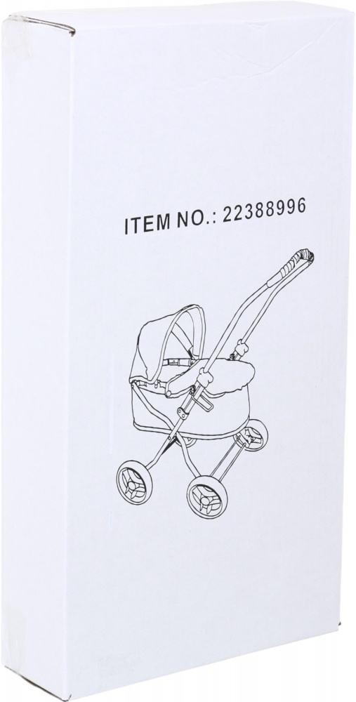 Коляска для ляльок PIXIE 58х33х55 см рожево-блакитний 9325H