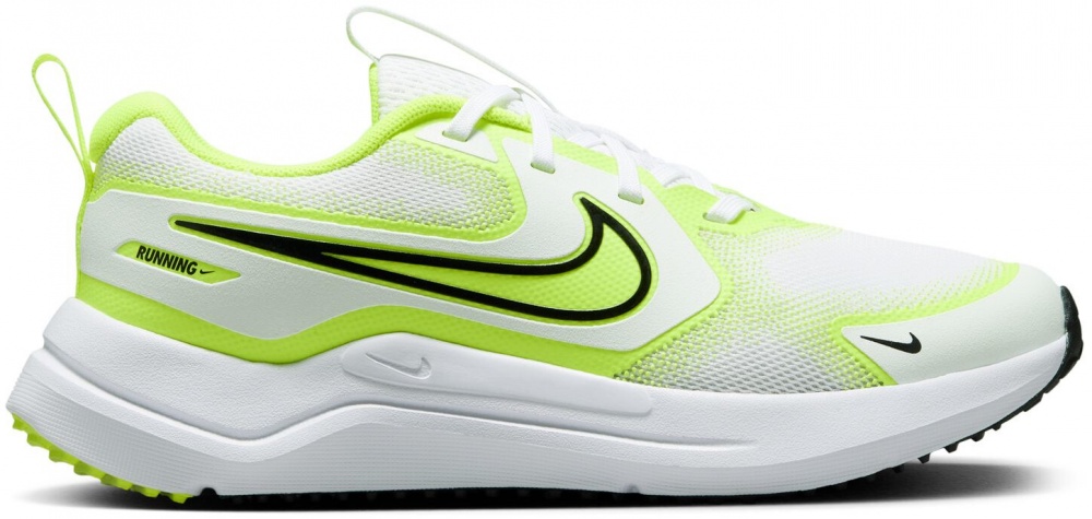 Кроссовки детские Nike Cosmic Runner HM4402-106 р.38,5 бело-салатовые