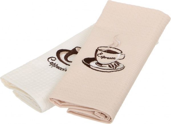 Набір рушників кухонних Кава 2 шт. 45x60 см La Nuit білий 