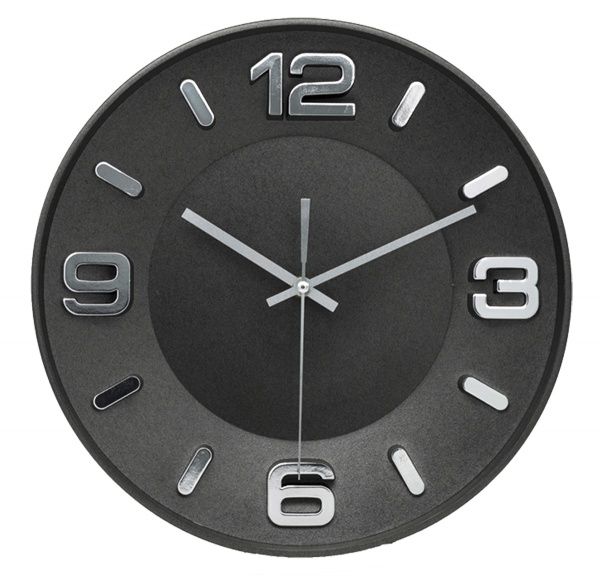 Часы настенные Линдгрен 35,5 см черный