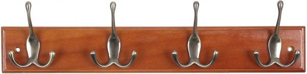 Вешалка для одежды IV тип 1+2 бронза/орех