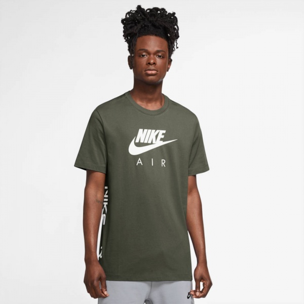 Футболка Nike M NSW TEE AIR HBR 2 DA0933-325 р.M оливковий
