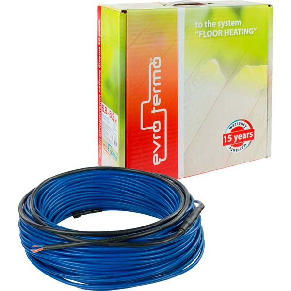 Нагрівальний кабель Evro-Termo 6,8–8,5 кв.м