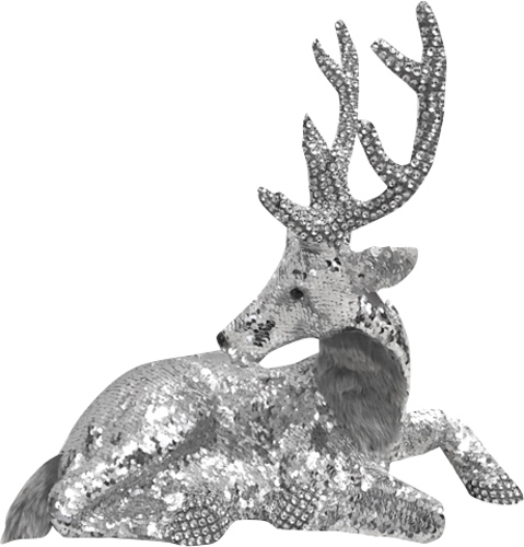 Декорація новорічна Олень 40х18х37 см 70477052 
